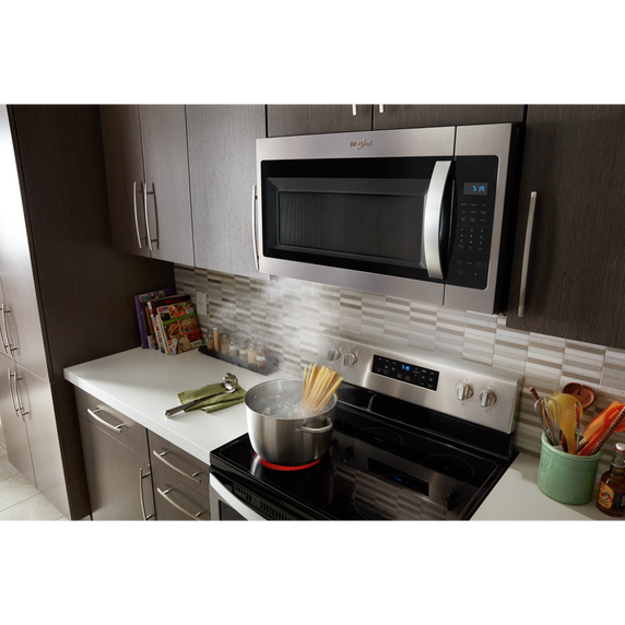 Whirlpool® 1.7 cu. ft. Microwave Hood Combination with Electronic Touch Controls YWMH31017HS