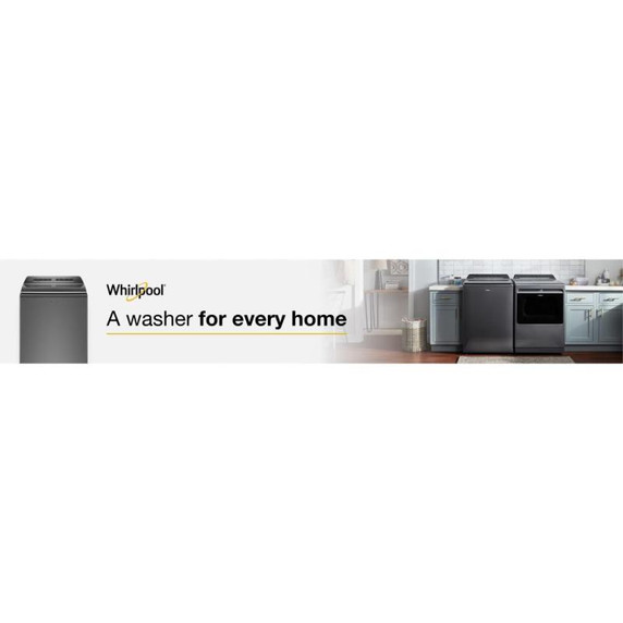 Whirlpool® 6.0 - 6.1 cu. ft. I.E.C. Top Load Washer with 2 in 1 Removable Agitator WTW8127LC