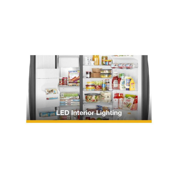 Whirlpool® 33-inch Wide Side-by-Side Refrigerator - 21 cu. ft. WRS321SDHV