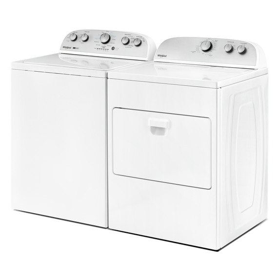 4.4–4.5 Cu. Ft. Whirlpool® Top Load Washer with Removable Agitator WTW4957PW