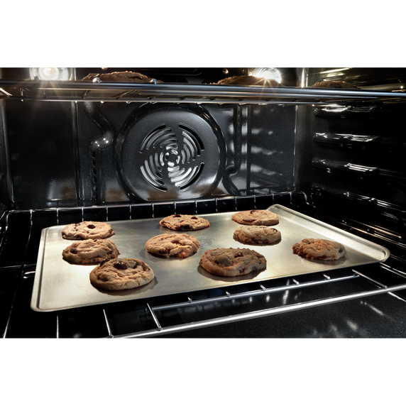 10.0 cu. ft. Smart Double Convection Wall Oven with Air Fry, when Connected WOD77EC0HS