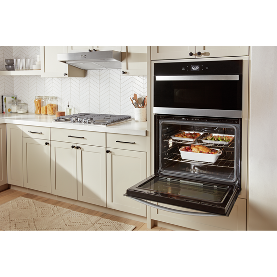 Whirlpool® 5.7 Total Cu. Ft. Combo Wall Oven with Air Fry When Connected* WOEC5027LZ