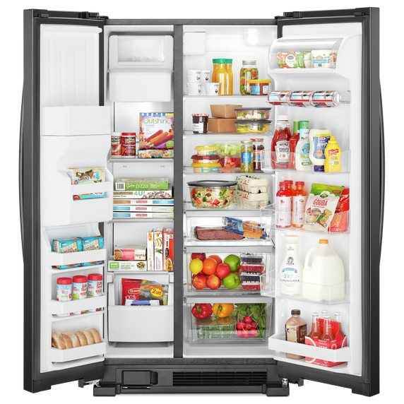 Whirlpool® 36-inch Wide Side-by-Side Refrigerator - 25 cu. ft. WRS325SDHB