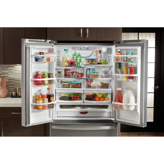 Whirlpool® 36-inch Wide French Door Refrigerator with Water Dispenser - 25 cu. ft. WRF535SWHW