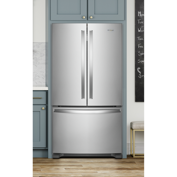 Whirlpool® 36-inch Wide French Door Refrigerator with Water Dispenser - 25 cu. ft. WRF535SWHZ
