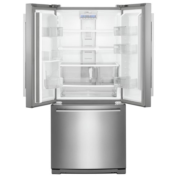 Whirlpool® 30-inch Wide Contemporary Handle French Door Refrigerator - 20 cu. ft. WRFA60SFHZ