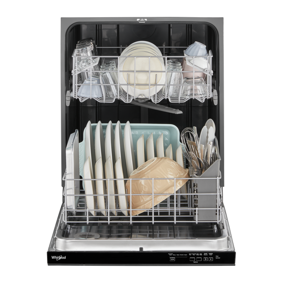 Whirlpool® Quiet Dishwasher with Boost Cycle and Pocket Handle WDP540HAMB