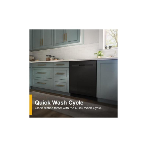 Whirlpool® Quiet Dishwasher with Boost Cycle and Pocket Handle WDP540HAMB