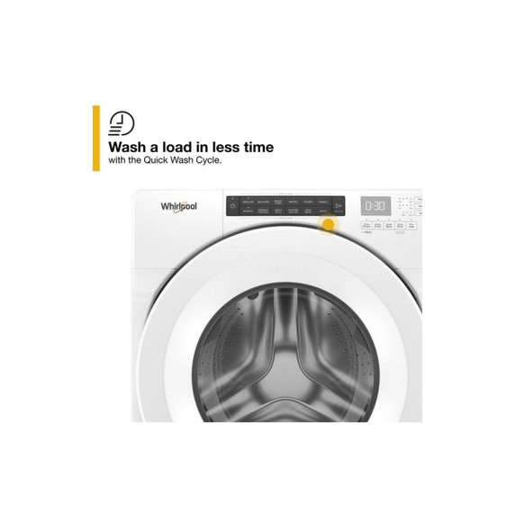 Whirlpool® 5.0 cu.ft I.E.C. Closet-Depth Front Load Washer with Intuitive Controls WFW560CHW