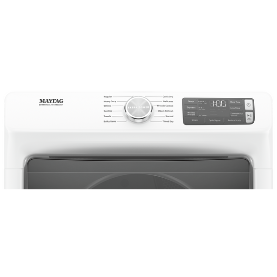 Maytag® Front Load Electric Dryer with Extra Power and Quick Dry Cycle - 7.3 cu. ft. YMED6630HW