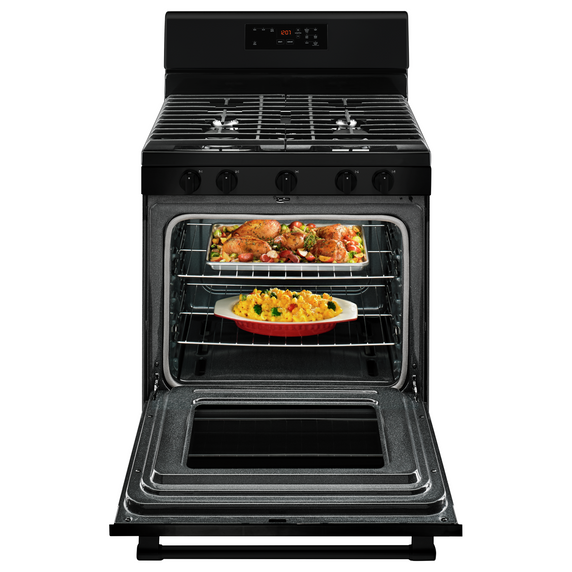 Maytag® 30-inch Wide Gas Range With 5th Oval Burner - 5.0 Cu. Ft. MGR6600FB