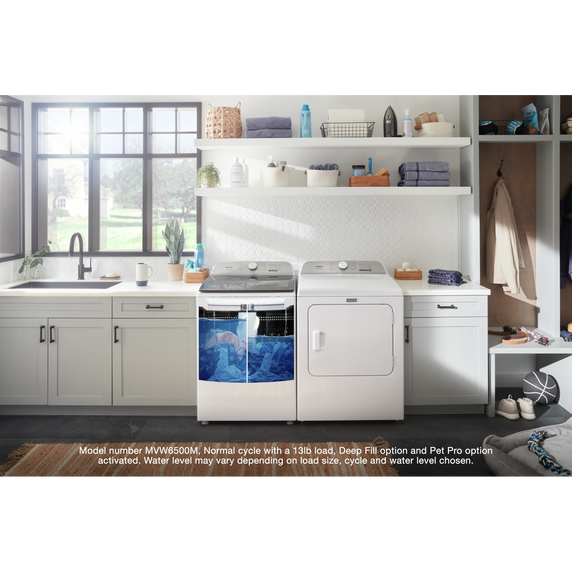 Maytag® Pet Pro Top Load Electric Dryer - 7.0 cu. ft. YMED6500MW