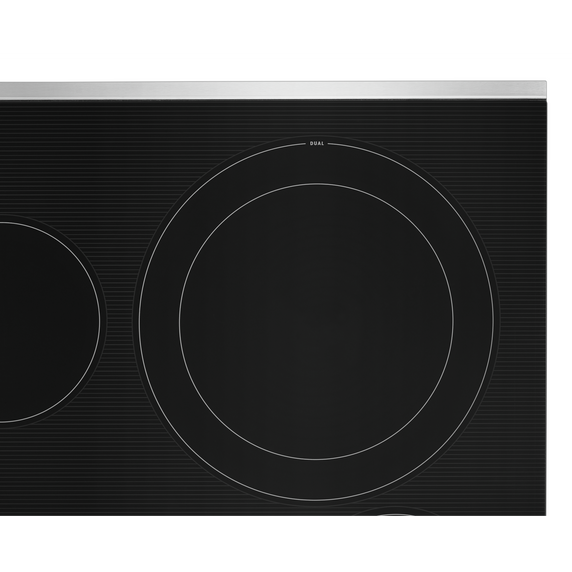 Maytag® 36-Inch Electric Cooktop with Reversible Grill and Griddle MEC8836HS