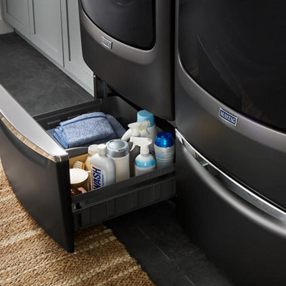 Maytag® 15.5" Pedestal for Front Load Washer and Dryer with Storage XHPC155MBK