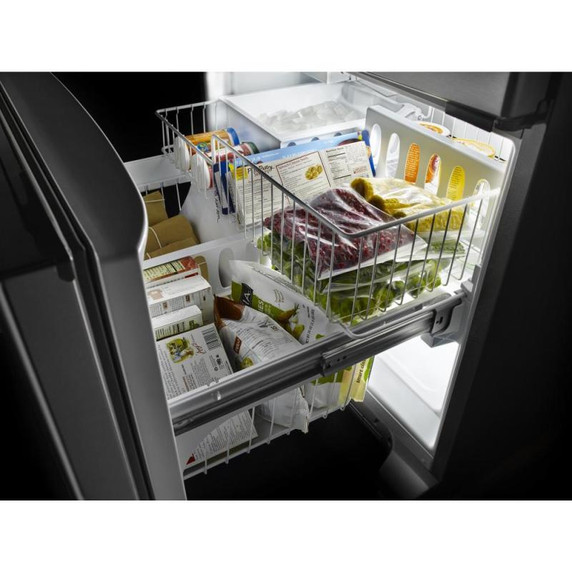 Maytag® 33-Inch Wide French Door Refrigerator with Water Dispenser - 22 Cu. Ft MRFF5033PZ