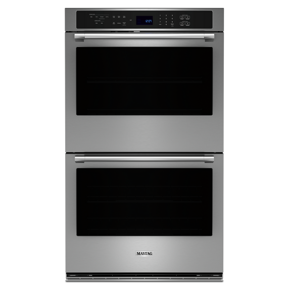 Maytag® 27-inch Double Wall Oven with Air Fry and Basket - 8.6 cu. ft. MOED6027LZ