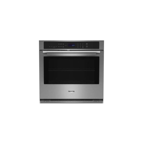 Maytag® 30-inch Single Wall Oven with Air Fry and Basket - 5.0 cu. ft. MOES6030LZ