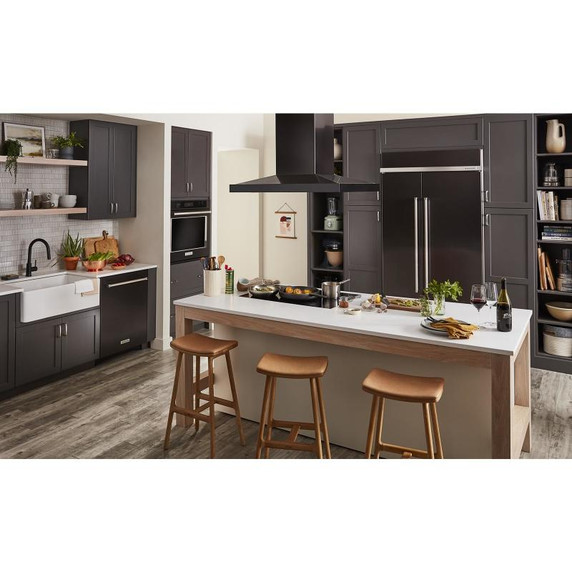 Kitchenaid® 36" Island-Mount, 3-Speed Canopy Hood KVIB606DBS