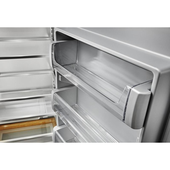 Kitchenaid® 30 Cu. Ft. 48"" Built-In Side-by-Side Refrigerator with Panel-Ready Doors KBSN708MPA