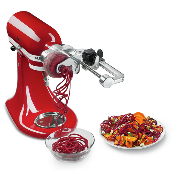 Kitchenaid® 7 Blade Spiralizer Plus with Peel, Core and Slice KSM2APC