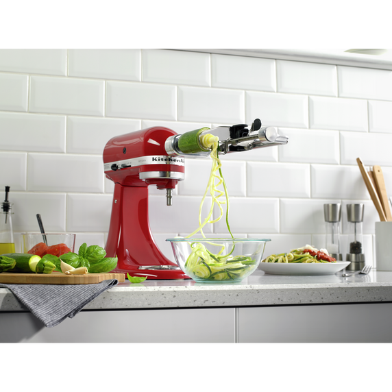 Kitchenaid® 7 Blade Spiralizer Plus with Peel, Core and Slice KSM2APC