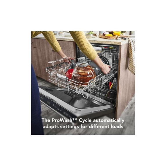 Kitchenaid® 44 dBA Dishwasher with 360° Max Jets™ Third Rack and LED Interior Lighting KDTM804KBS Kitchenaid® 44 dBA Dishwasher with 360° Max Jets™ Third Rack and LED Interior Lighting KDTM804KBS