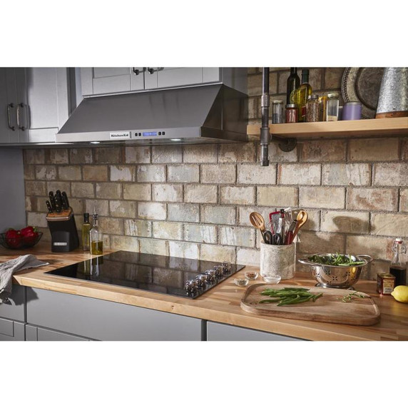 Kitchenaid® 30" Electric Cooktop with 5 Elements and Knob Controls KCES550HBL
