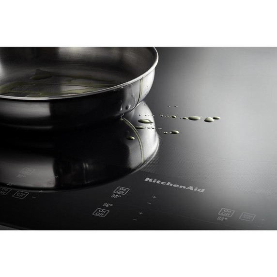 Kitchenaid® 30" Electric Cooktop with 5 Elements and Touch-Activated Controls KCES950KBL Kitchenaid® 30" Electric Cooktop with 5 Elements and Touch-Activated Controls KCES950KBL