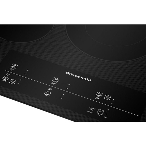 Kitchenaid® 30" Electric Cooktop with 5 Elements and Touch-Activated Controls KCES950KBL Kitchenaid® 30" Electric Cooktop with 5 Elements and Touch-Activated Controls KCES950KBL