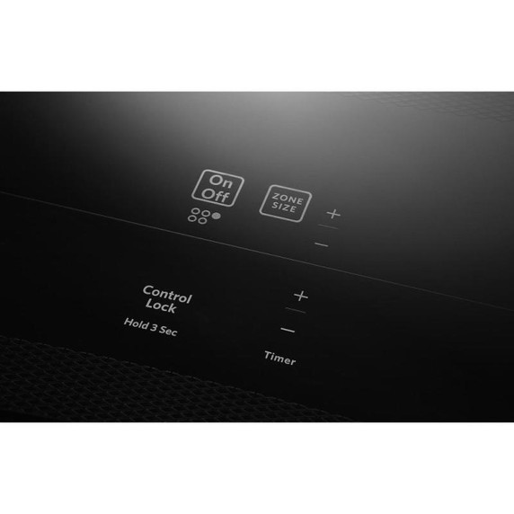 Kitchenaid® 30" Electric Cooktop with 5 Elements and Touch-Activated Controls KCES950KBL