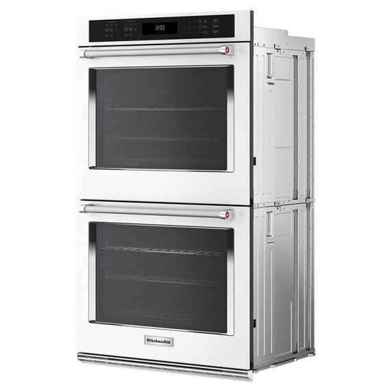 KitchenAid® 30" Double Wall Oven with Air Fry Mode KOED530PWH