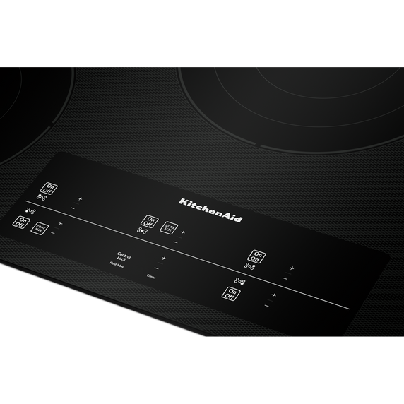 Kitchenaid® 36 Electric Cooktop with 5 Elements and Touch-Activated Controls KCES956KBL