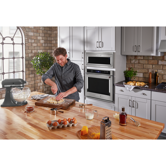 Kitchenaid® 30 Single Wall Oven with Even-Heat™ True Convection KOSE500ESS