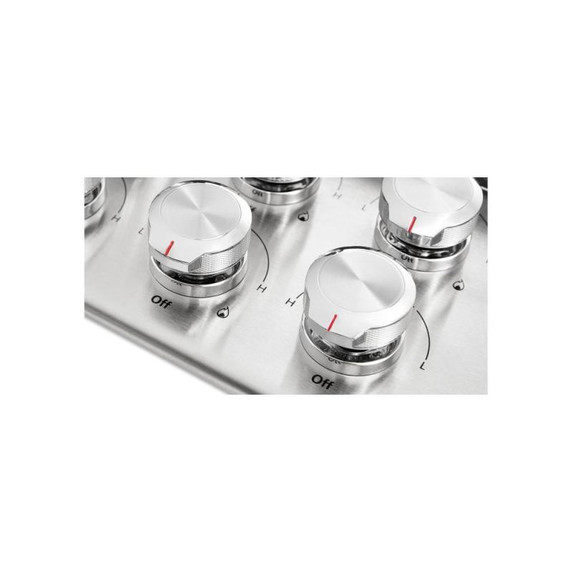 Kitchenaid® 36" 5 Burner Gas Downdraft Cooktop KCGD506GSS