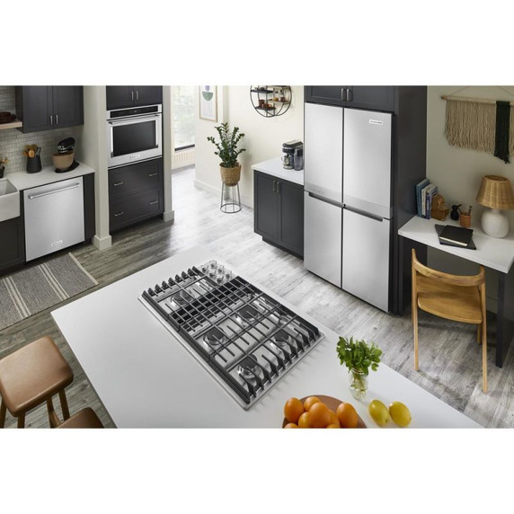 Kitchenaid® 36" Island-Mount, 3-Speed Canopy Hood KVIB606DSS