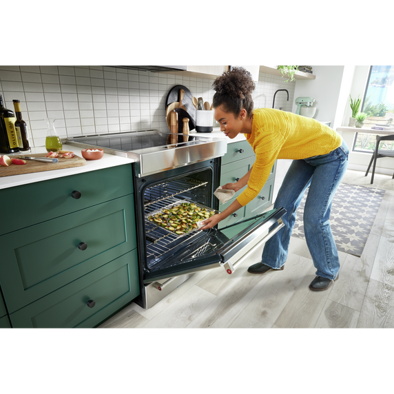 Kitchenaid® 30-Inch 4-Element Induction Slide-In Convection Range with Air Fry KSIS730PSS