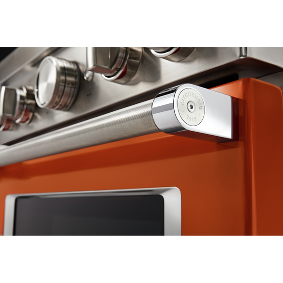 KitchenAid® 30'' Smart Commercial-Style Dual Fuel Range with 4 Burners KFDC500JSC