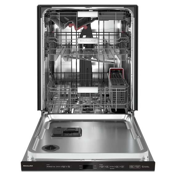 Kitchenaid® 44 dBA Dishwasher in PrintShield™ Finish with FreeFlex™ Third Rack KDPM604KBS