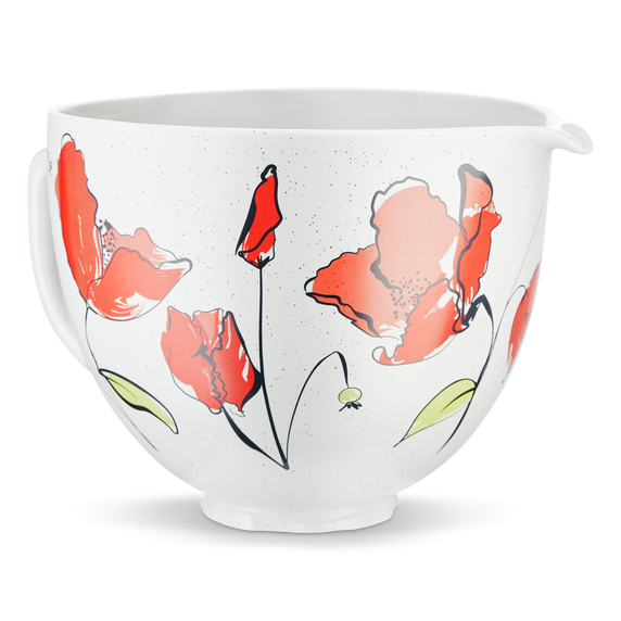 Kitchenaid® 5 Quart Poppy Ceramic Bowl KSM2CB5PPY