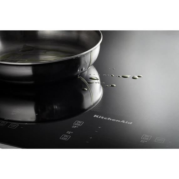 Kitchenaid® 36" Electric Cooktop with 5 Elements and Touch-Activated Controls KCES956KSS