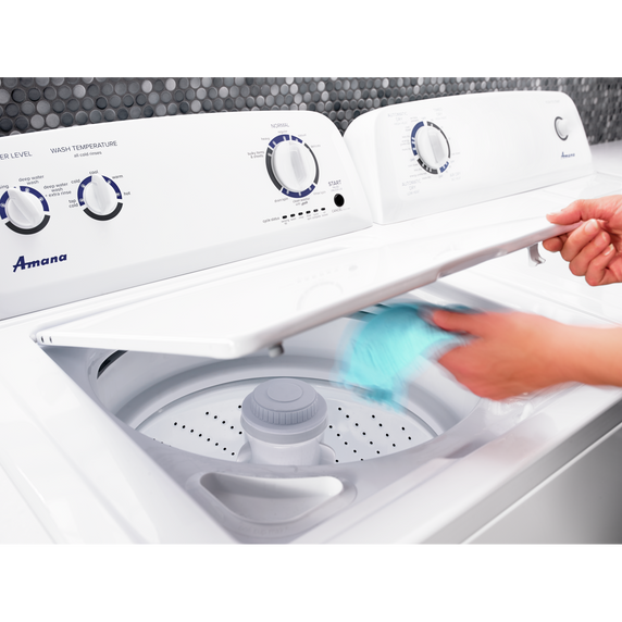 Amana® 4.0 cu. ft. Top-Load Washer with Dual Action Agitator NTW4516FW