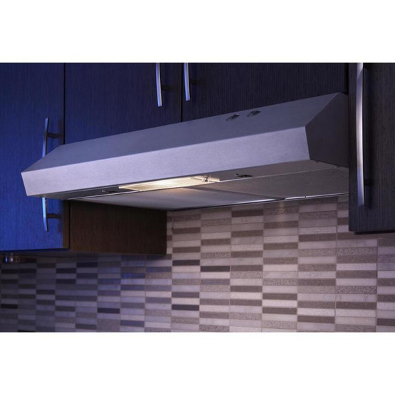 Whirlpool® 30" Range Hood with Dishwasher-Safe Full-Width Grease Filters WVU17UC0JS