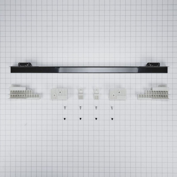 30" Wall Range Flush Installation Trim Kit, Black W10752688