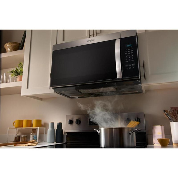 Whirlpool® 30’ W 1.7 cu. ft Over the range Microwave with 900-Watts Cooking Power YWMMS3130RS