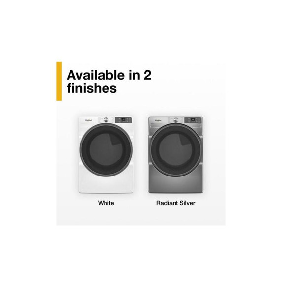 Whirlpool® 7.4 cu. ft. Smart Front Load ENERGY STAR® Certified Gas Dryer with Wrinkle Shield™ Option WGD5720RW