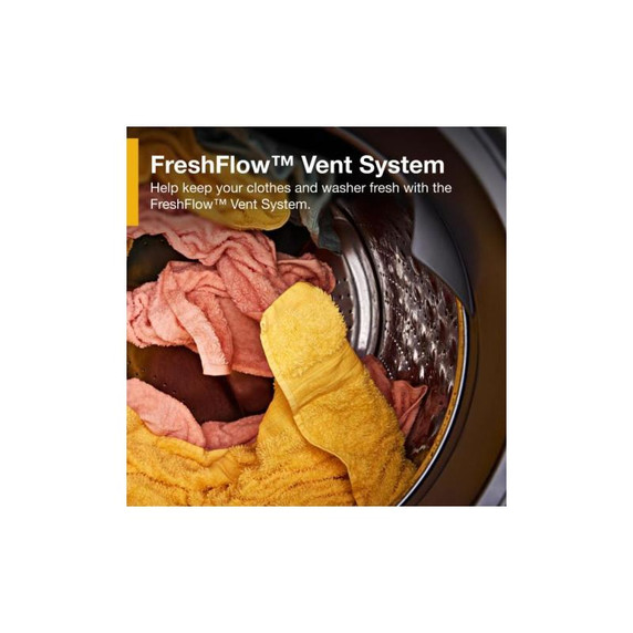Whirlpool® 5.2 cu. ft. I.E.C. Smart Front Load ENERGY STAR® Certified Washer with FreshFlow™ Vent System WFW5720RW