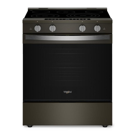 Whirlpool® 30-inch Smart Slide in Electric Range with Air Cooking Technology, No Preheat Air Fry, WipeClean™ Coating, Steam/Self Clean and High Speed Preheat YWSES7530RV