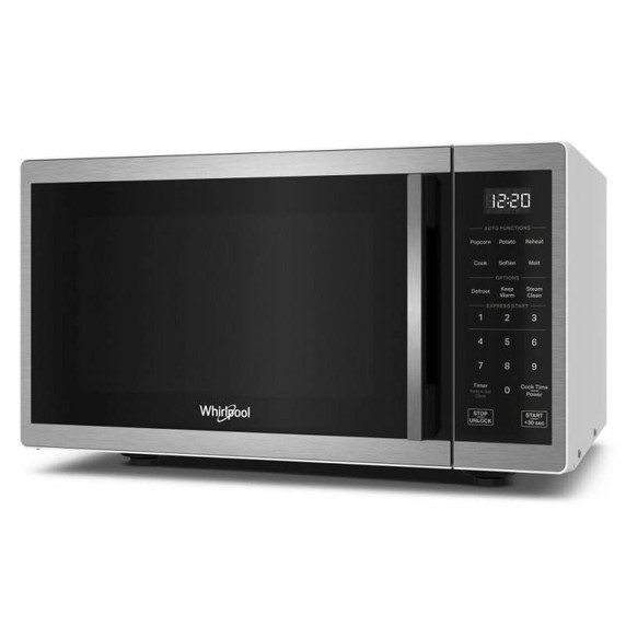Whirlpool® 0.9 cu. ft. Stainless Steel Countertop Microwave With Steam Clean - 900 watt WMCS3019RS