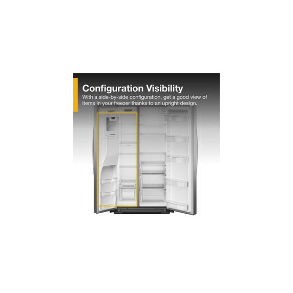 Whirlpool® 36-inch Full Depth Side-by-Side Refrigerator with TruCool™ System WRSF5536RZ
