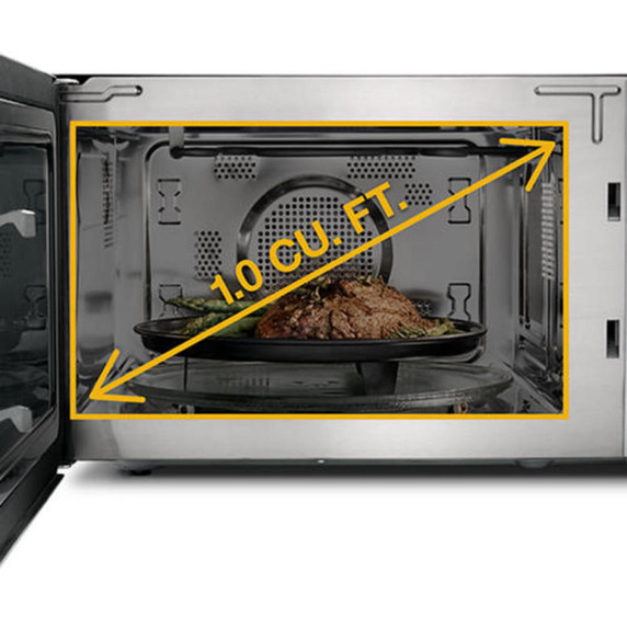 Whirlpool® 1.0 cu. ft. Black All-In-One Multifunctional Countertop Microwave With Air Fry - 900 watt WMCS5522RB